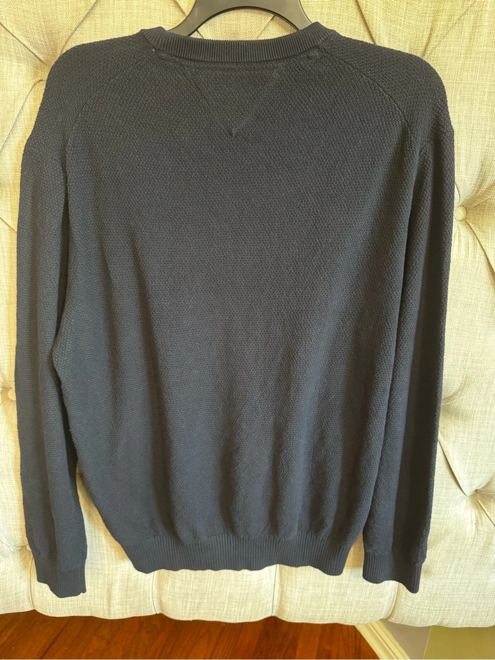 Tommy Hilfiger Navy Crewneck Knit Sweater